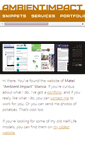 Mobile Screenshot of ambientimpact.com